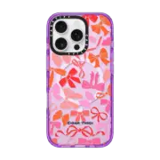iPhone 16 Pro Impact Case MagSafe Compatible Coquette Bows Collage