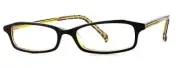 Calabria Vivid 29 Designer Reading Glasses in Black-Leopard ; +1.50