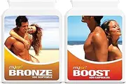 MyTan Ultimate Tanning Pack | Includes Both Bronze & Boost Tanning Pills With Discount Price | Worldclass Sun Tan Pills | Tan Faster, Darker, Longer | 200 Tan Tablets…