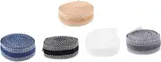 HAWILLOSCH 5Pcs Iron Hemming Tape for Jeans Pants Self Adhesive Clothing Decor No Cutting Needed Safe Grey