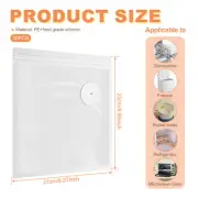 30 Pcs Vacuum Sealer Bags Resealable Vacuum Seal Bags for Food Reusable leyOS