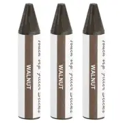 Wood Filler Stick, 3 Pcs Wax Sticks Wood Touch Up Markers, Walnut