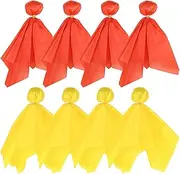 2/4/8pcs Football Penalty Flags, Football Challenge Flags, Referee Flag for Football Party Accessory(8pcs Model A, Yellow and Red)