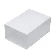 12X Shoe Box Storage Case Clear Boxes Foldable Stackable Transparent Organizer