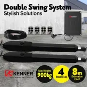 Kenner E Series Double Swing Automatic Gate Opener E4 with 4 Remote Control