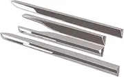Compatible for Hyundai Santa Fe ix45 2019-2020 ABS Chrome Car Side Door Body Cover Moulding Trim Strip Car Exterior Accessories 4pcs(Chrome)