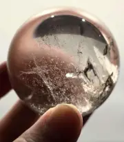 High-Frequency Tibetan Himalayan Quartz Sphere 49mm Nirvana Quartz