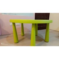 IKEA MAMMUT 兒童桌, 室內/戶外用(綠色)