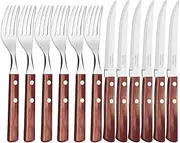 Tramontina Australia Cutlery Steak Set (Red - 12 PCS), Red, 38220370