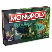 Monopoly: Rick and Morty Edition Adult Swim Official Board Game