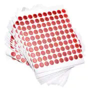 Round Number Stickers (10mm/0.39") 30 Sheet, Coated Paper Number 1-100 Self