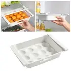 1/2x Fridge Freezer Shelf Holder Drawer Fruit Egg Organizer Storage Rack Box