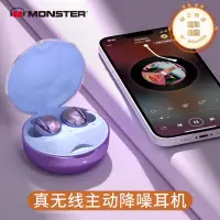 在飛比找露天拍賣優惠-monster/魔聲耳機新款鑽石之淚通透降噪超長續航優雅mh