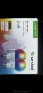 Nanoleaf Essentials Smart Bulb & Smart 80” Lightstrip Bundle SEALED (Qty 3 )
