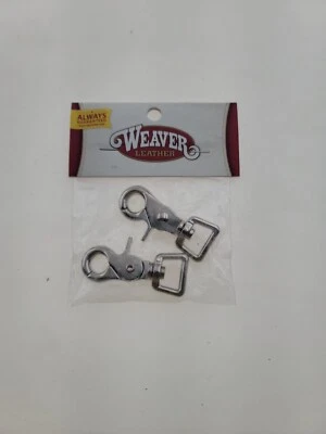 Weaver Leather Bagged Square Scissor Snaps 2 Pack