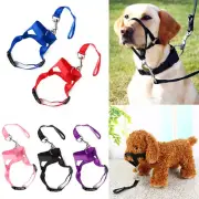 Pet Dog Collar Muzzle Head Stop Dog Pulling Halter Training Leashes Supplies