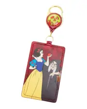 Disney Snow White Poison Apple Evil Queen Old Hag Retractable ID Holder Lanyard