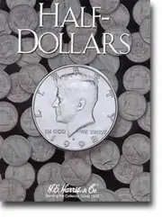 HARRIS Half Dollar Plain Folder Holder Album #2698