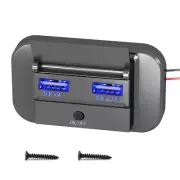 Dual USB Car Quicker Charger Socket Adapter 5V/3.1A Car Fast Charger with Switch