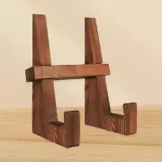 Wooden Plate Holder Portable Cook Book Holder for Home Decor Tablet Desktop