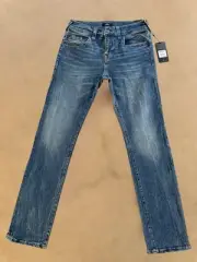 Men’s True Religion Ghost Wave Medium Wash Ricky NF SN Size 30 New with Tags