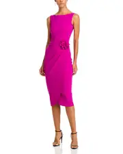 Chiara Boni La Petite Robe Glenaly Flower Applique Dress