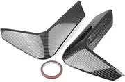 CLEZON Car Rear Trunk Spoilers, for, F80, for M3 F82 F83, for M4 2014-2020 Bumper Rear Diffuser Side Spoiler Cover Splitter Trim Corner Molding Lip Car Rear Spoiler Wing(Carbon Fiber Look Black)