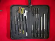 M&J Tools Machinist 14 PC. Roll Pin Punch Set, Cleaning Brushes, Picks & Case
