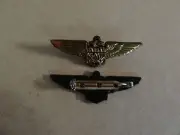 INSIGNIA CREST BADGE NOVELTY SET OF 2 STARBASE ATLANTIS PIN ON BACK PLASTIC