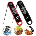 Food Thermometer with Display Probe Waterproof Meat Thermometer for Home Kitchen