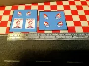 CORGI Smith's Karrier Mr Softee Ice Cream Van Full Set of Stickers