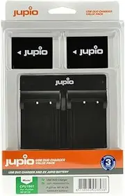 Jupio Value Pack: 2X Battery NP-W126S + USB Dual Charger