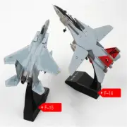 1/100 F-14/F-15 Aircraft Model Alloy Simulation Military Fighter Ornaments