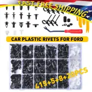 415pc Plastic Rivets Fastener Fender Car Bumper Push Pin Clip+Free Remover Tool (for: Renault)