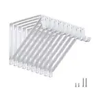 HOME MASTER HARDWARE Heavy Duty Closet Shelf & Rod Brackets Wall Mounted Closet