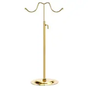 Purse Display Stand Adjustable Tabletop Double Hook Handbag Rack Holder, Gold