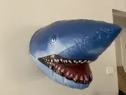 LARGE INFLATABLE - SHARK / SHARKS HEAD - WALL MOUNT —CRONULLA SHARKS !!!