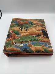 Hand Made Cotton Hunter Memory Book Photo Album Labrador Retriever 12”x10”