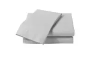 Abrazo Flannelette 175GSM Premium Cotton Combo Sheet Set (Silver ) - Double