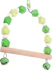 Happyyami Parrot Hamster Cage Bird Cages for Parakeets Hammock Rabbit Rat Bird Nest Parakeet Bird Budgie Hanging Swing Budgie Bird Parrot Standing Feeder Wooden