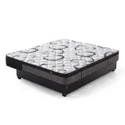 Foret Bed Mattress 9 Zone Euro Top Bedding Memory Foam Back Support Super Firm 24cm Single King Single Double Queen King Size