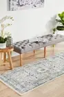 Rug Culture Mist White Transitional Rug 500x80cm, Rugs, Home Decor & Homewares