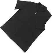 VALICLUD Hair Dye Clothes for Men Women Short Sleeve with Turn Down Collar Comfortable Easy to Clean Durable Black