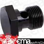 Aeroflow AF722-06BLK Banjo Bolt 9/16 x 24 Thread Black