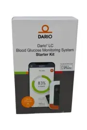DARIO LC Blood Glucose Monitoring System Starter Kit SEALED