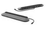 Belkin Connect USB-C 11-in-1 universal Docking Station - Grey (INC014btSGY) Dual Display 10 Gbps 100W Power Delivery 2YR