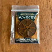 Warhammer Age of Sigmar: WARCRY Collectable Coin LE OOP VHTF Games Workshop