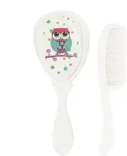 Baby Hair Brush Set for Newborns | Grooming Baby Hairbrush Soft Bristle Hair Brush,Shower Kids Products Safety Scalp Care for Sensitive Skin