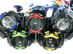 天王星運動精品 OTS 潮流 酷似G-SHOCK 炫彩冷光電子錶 台灣公司貨 當兵 學生錶 運動錶【↘260】6900紅