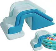 Inflatable Slide | Folding Inflatable Pool Slides,Non-Slip Family-Sized Ramp Floating Relaxation for Summer Parties Camping Trips Beach Residential Backyard